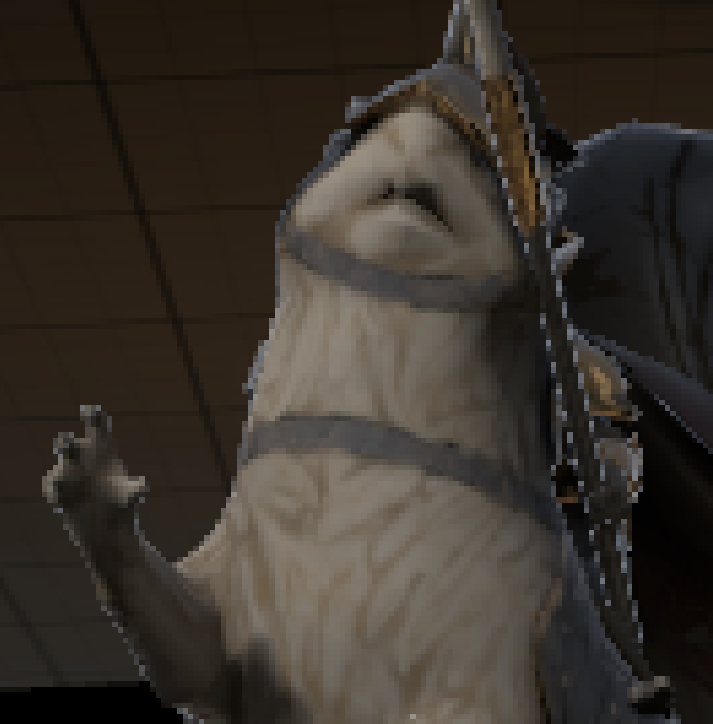 Zoom in with no foveation Zoom in with no foveation